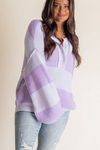 Perfect Escape Striped Knit Sweater