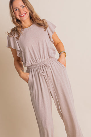 Quick And Easy Ruffled Jumpsuit *Final Sale*