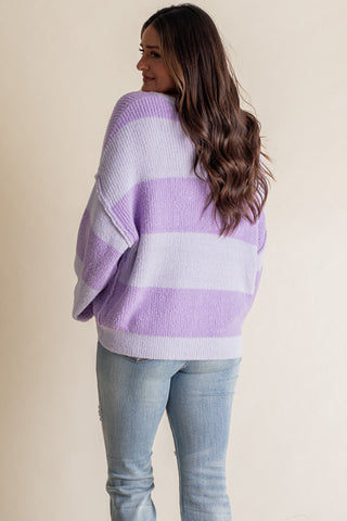 Perfect Escape Striped Knit Sweater