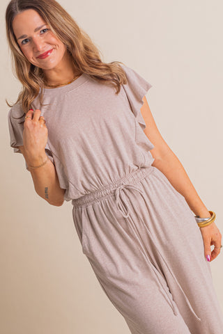 Quick And Easy Ruffled Jumpsuit *Final Sale*