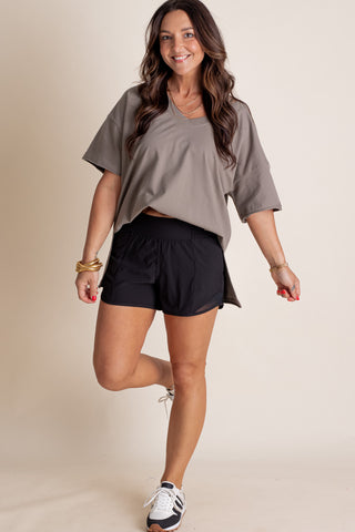 On The Edge V-Neck Top *Final Sale*