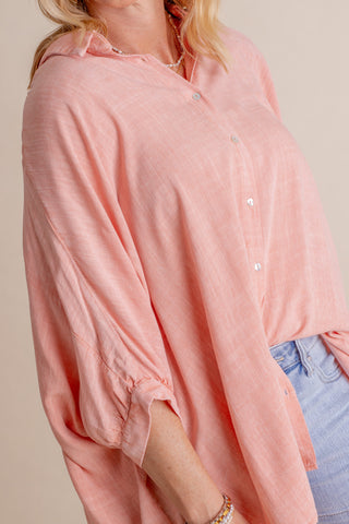 Perfectly Present Button Down Top *Final Sale*