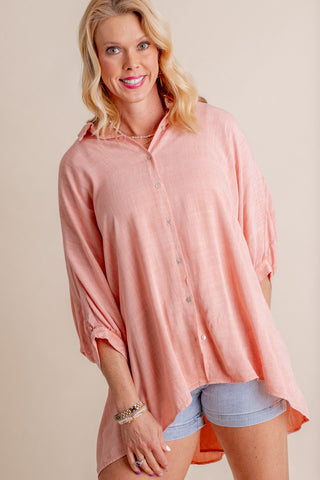 Perfectly Present Button Down Top *Final Sale*