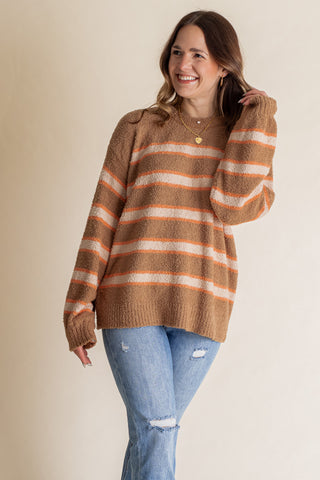 Walk The Line Striped Sweater