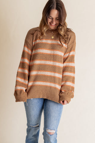 Walk The Line Striped Sweater