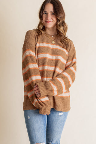 Walk The Line Striped Sweater