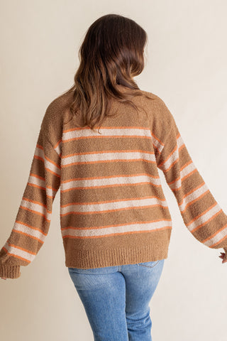 Walk The Line Striped Sweater