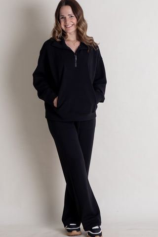 Top Pick Scuba Quarter Zip Pullover *Final Sale*