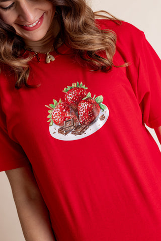 Chocolate Covered Strawberries Tee