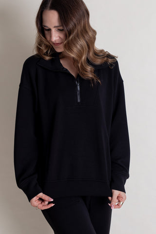 Top Pick Scuba Quarter Zip Pullover *Final Sale*