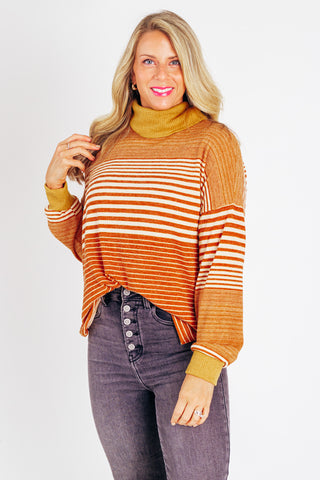 Snowy Whispers Turtle Neck Top *Final Sale*