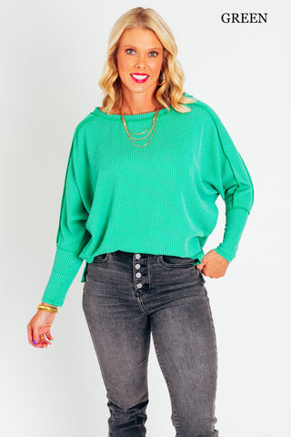 Simply Amazing Ribbed Top *Final Sale*