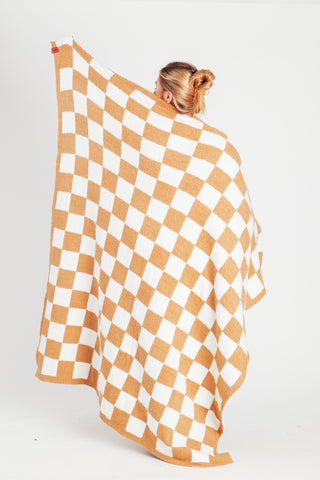 Nellie Mae Checkered Barefoot Blanket