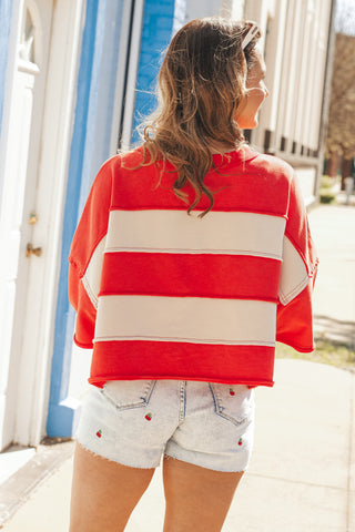 Stand Your Ground Striped Top *Final Sale*