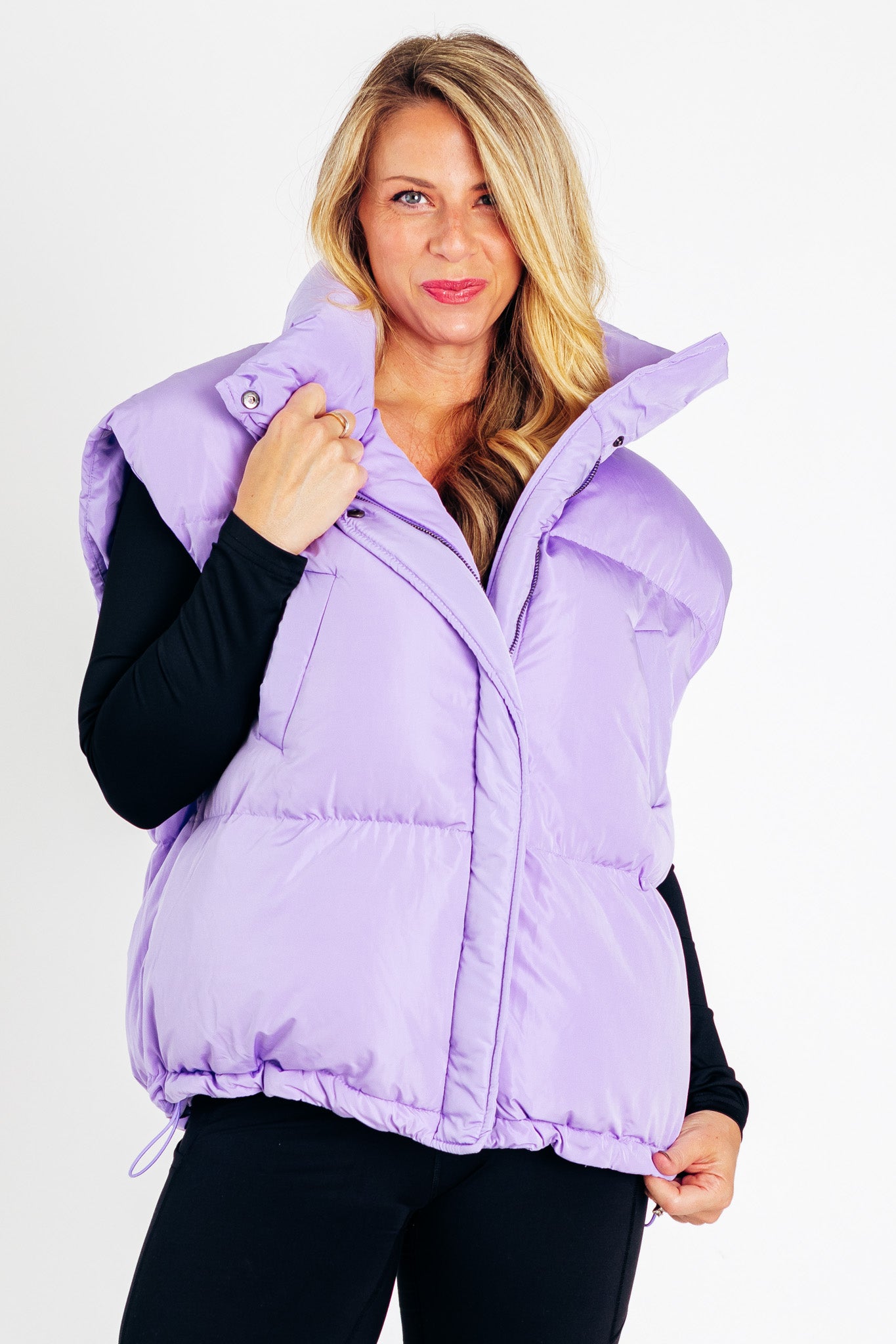 Lavender best sale puffer vest