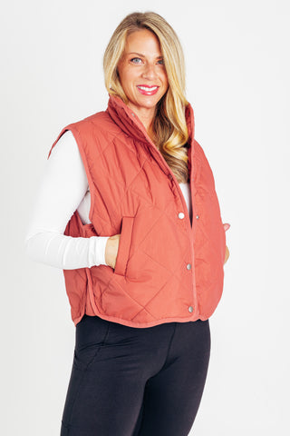 Boldly Stylish Quilted Puffer Vest
