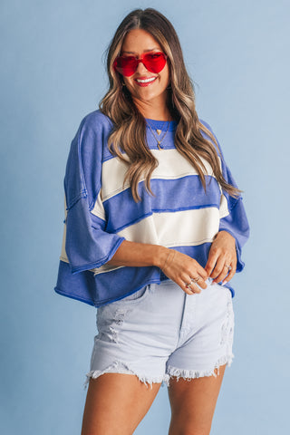 Stand Your Ground Striped Top *Final Sale*