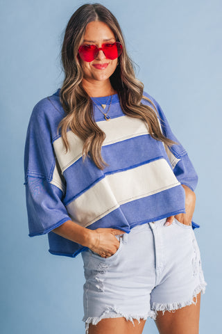 Stand Your Ground Striped Top *Final Sale*