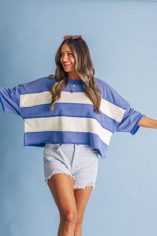 Stand Your Ground Striped Top *Final Sale*