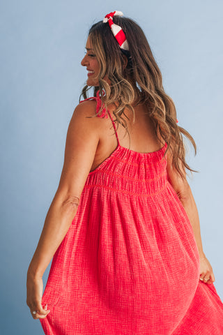 In The Sun Smocked Maxi Dress *Final Sale*