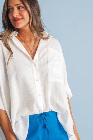 Close To You Button Down Top *Final Sale*