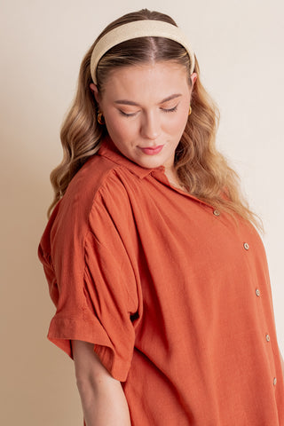 Moonlit Meadow Button Down Top *Final Sale*