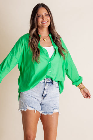 Echo Of Love Button Down Top *Final Sale*