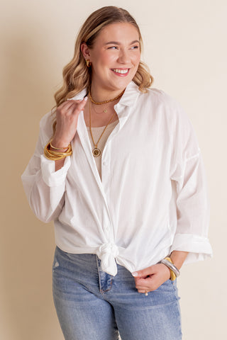 Echo Of Love Button Down Top *Final Sale*