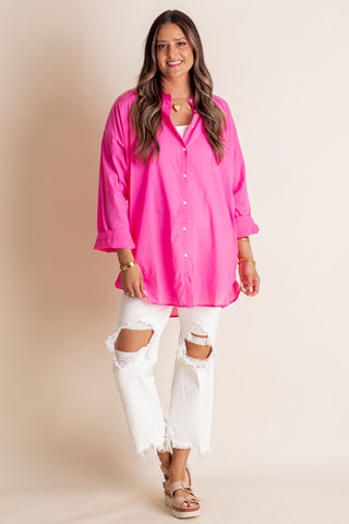 Echo Of Love Button Down Top *Final Sale*