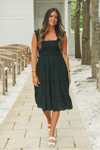 Without Fail Smocked Midi Dress *Final Sale*