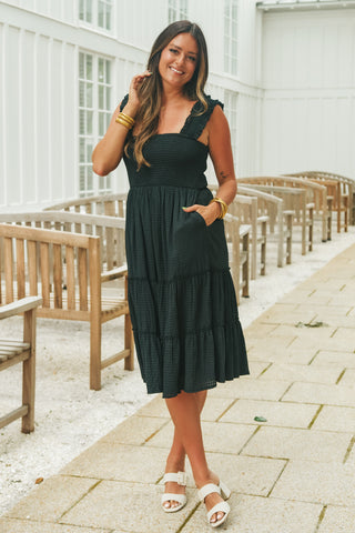 Without Fail Smocked Midi Dress *Final Sale*