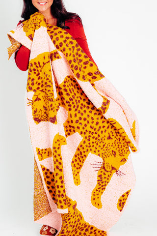 Nellie Mae Cheetah Barefoot Blanket