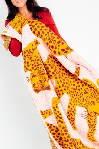 Nellie Mae Cheetah Barefoot Blanket