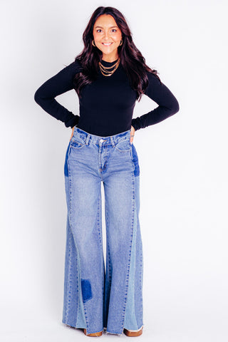 Into The Great Unknown High Waist Flares *Final Sale*