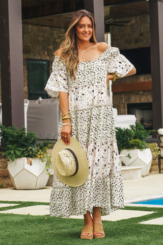 Years Of Love Ruffle Sleeve Maxi Dress *Final Sale*