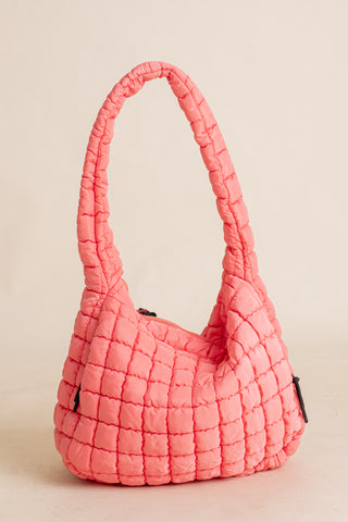 Give It A Go Quilted Tote Bag