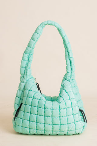 Give It A Go Quilted Tote Bag