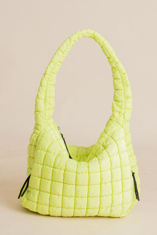 Give It A Go Quilted Tote Bag