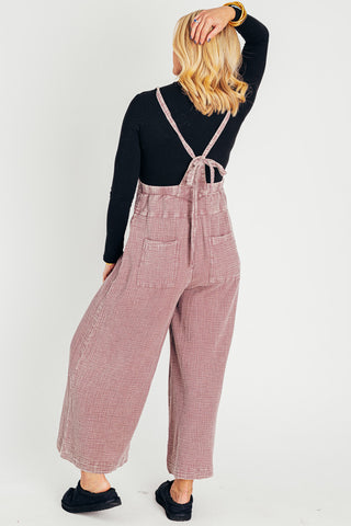 Added Style Washed Cotton Jumpsuit