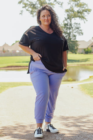 Feel So Good Joggers - CURVY *Final Sale*