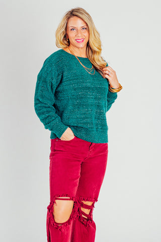 Steal The Show Round Neck Sweater *Final Sale*