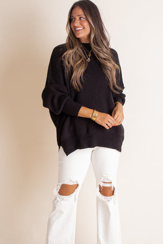 Slow Mornings Oversized Sweater