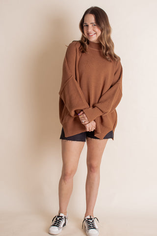 Slow Mornings Oversized Sweater