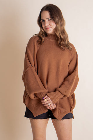 Slow Mornings Oversized Sweater