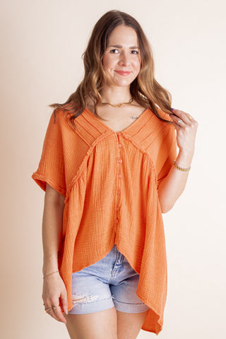 Always In Control V Neck Top *Final Sale*