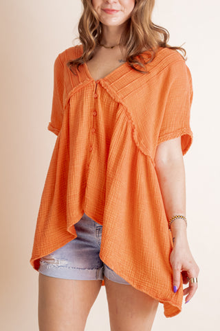 Always In Control V Neck Top *Final Sale*