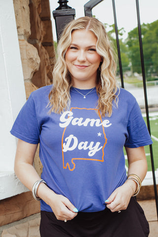 Navy Game Day Tee *Final Sale*