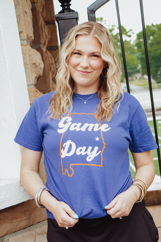 Navy Game Day Tee *Final Sale*