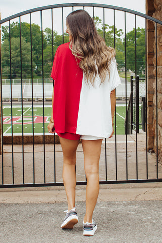 Lucky Charm Color Block Top *Final Sale*