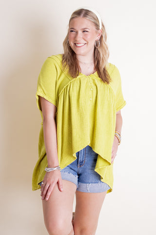 Always In Control V Neck Top *Final Sale*